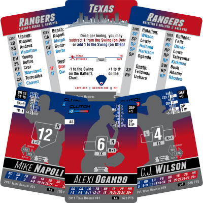 2011 Texas Rangers Team Set